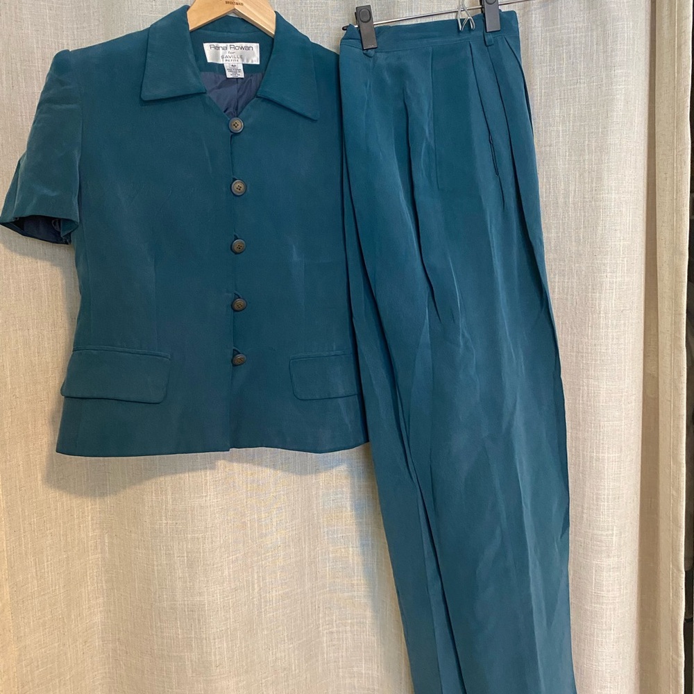 Rena Rowan Teal Pantsuit